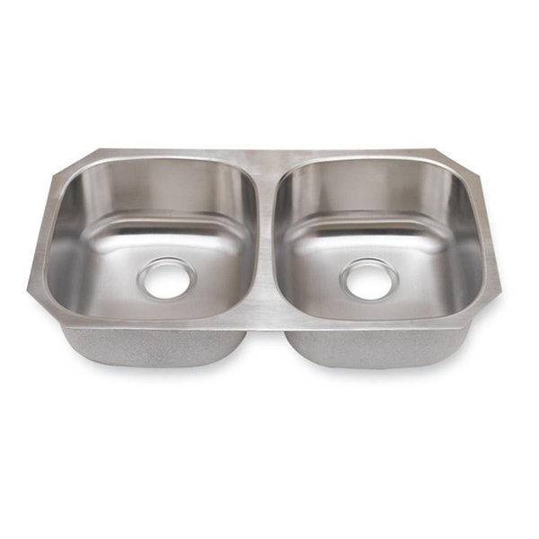Razoredge Undermount Double Bowl Kitchen Sink, 33.25 x 18.125 x 9 in. RA2650621